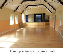 Spacious upstairs hall